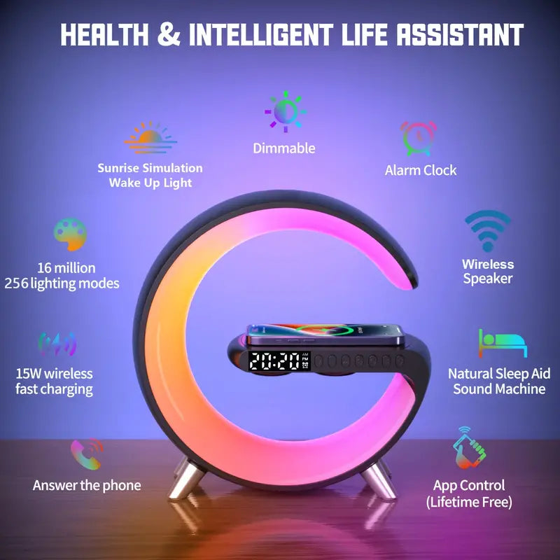 NNETM Wireless Charger Atmosphere Lamp-4