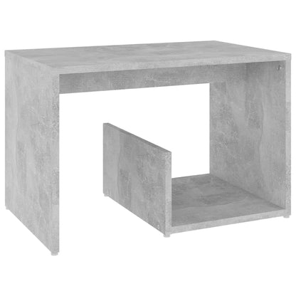 NNEVL Side Table Concrete Grey 59x36x38 cm Chipboard-1