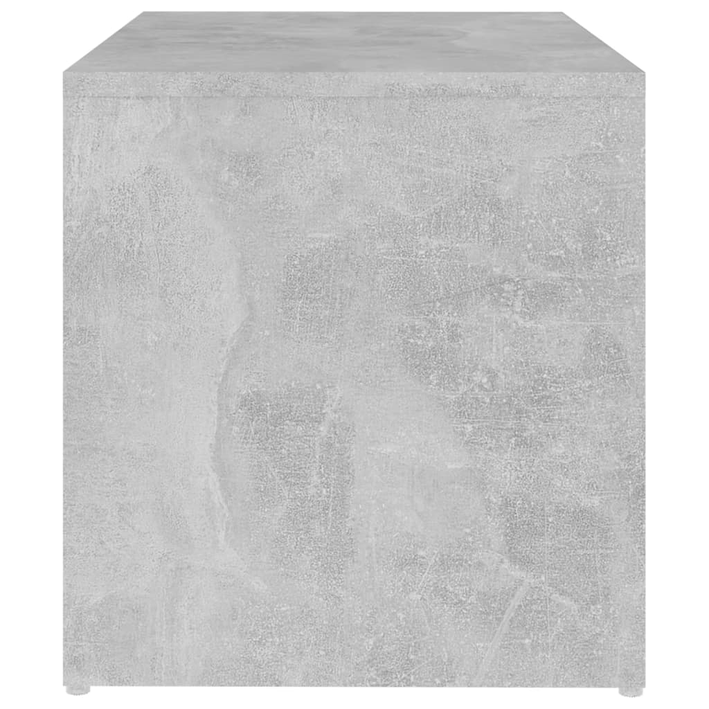 NNEVL Side Table Concrete Grey 59x36x38 cm Chipboard-4