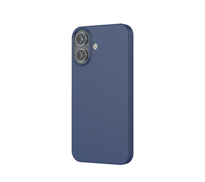 Coque silicone MagSafe iPhone 16 Bleu-1