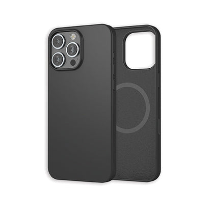 Coque silicone MagSafe iPhone 16 Pro Max Noir-0