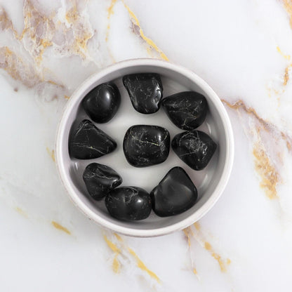 Black Tourmaline Rolled Stone-0